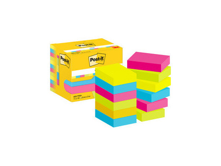 Post-it Bloc-note adhésif, 51 x 38 mm, Energetic Collection