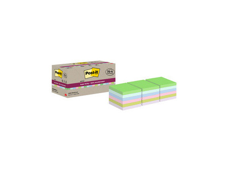 Post-it Bloc-note super sticky Recycling notes, assorti