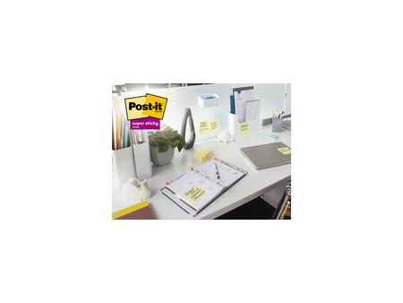 Post-it Bloc-note super sticky notes, 127 x 76 mm, 14+2