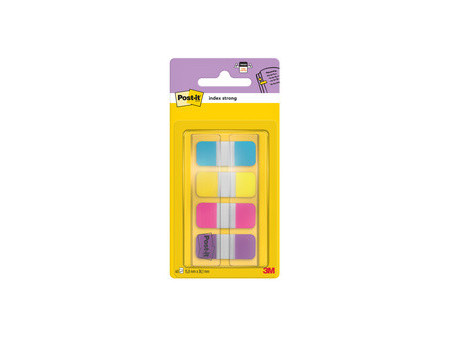 Post-it Marque-page Index Strong Mini, 16 x 38mm, 4 couleurs