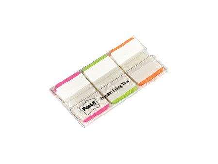 Post-it Marque-pages Index Strong, avec surface blanche