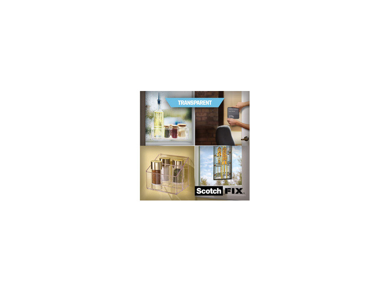 3M Ruban adhésif de fixation Scotch-Fix transparent