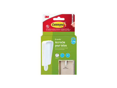3M Command Accroche pour toiles Jumbo, blanc