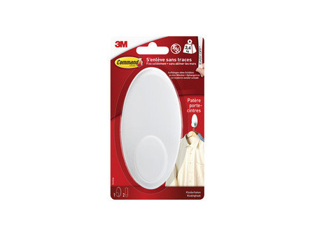 3M Command Crochet pour vêtement, plastique taille XL blanc