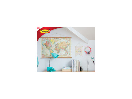 3M Command Crochet, oval, plastique, transparent, taille: M