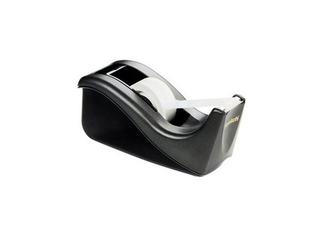 3M Scotch Dévidoir de bureau C60, rabattable, noir