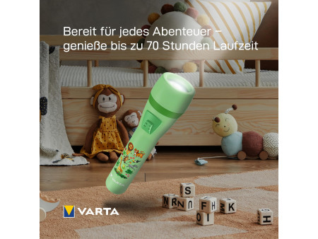 VARTA Lampe de poche pour enfants 'Kids Flashlight', vert