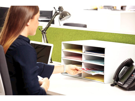 Fellowes BANKERS BOX STYLE Trieur de bureau, vert/blanc