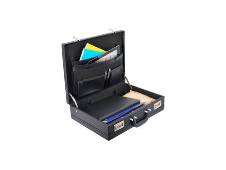 Alassio Attaché-case 'PONTE', similicuir, noir