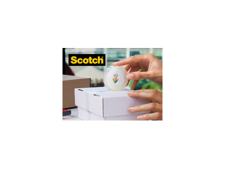 Scotch Ruban adhésif Crystal Clear 600, 19 mm x 33 m, 7+1