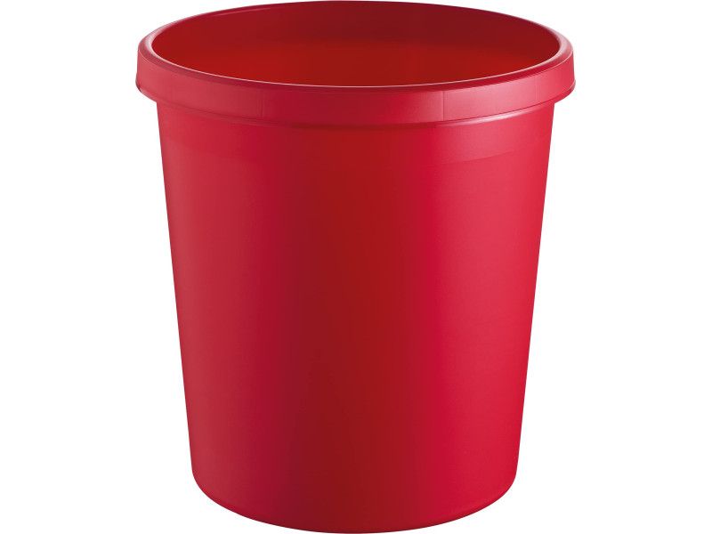 helit Corbeille à papier 'the german', 18 litres, PE, rouge