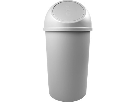 helit Poubelle 'the flip', 25 litres, gris lumière