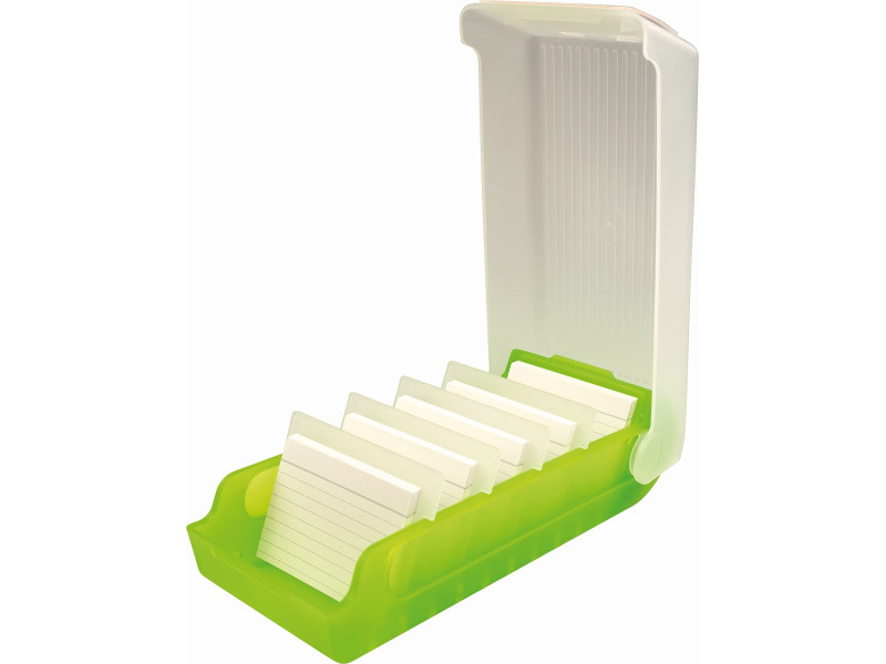 helit Boîte à fiches éducatives 'the beebox' A8, citron vert