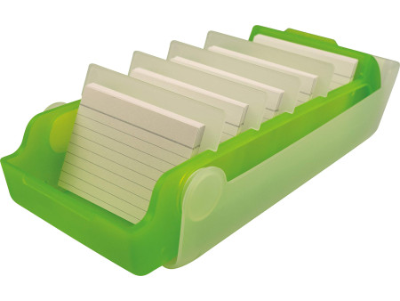 helit Boîte à fiches éducatives 'the beebox' A8, citron vert