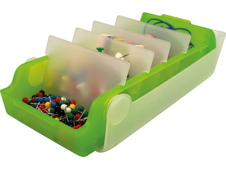helit Boîte à fiches éducatives 'the beebox' A8, citron vert