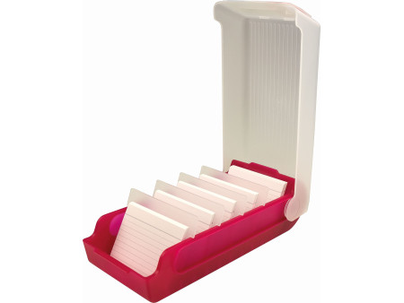 helit Boîte à fiches éducatives 'the beebox' A7, framboise