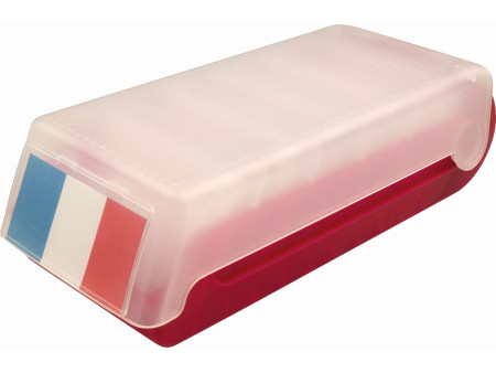 helit Boîte à fiches éducatives 'the beebox' A7, framboise