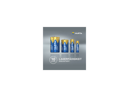 VARTA Pile alcaline Longlife Power, Baby (C), 4 pièces