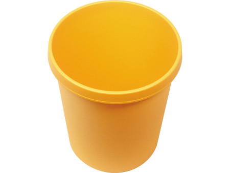 helit Corbeille à papier 'the german', 30 litres, PE, jaune