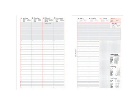 bind Recharge 2027 pour agenda A5 modèle 15501