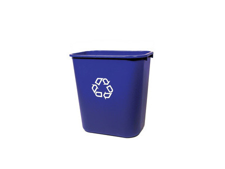 Rubbermaid Corbeille à papier, 12,9 litres, rectangulaire