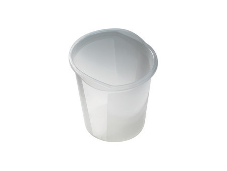 helit Corbeille à papier 'the joy', PP, 13 litres, blanc
