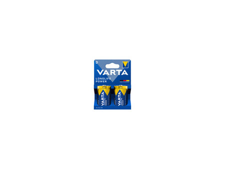 VARTA Pile alcaline Longlife Power, Mono (D/LR20), par 4
