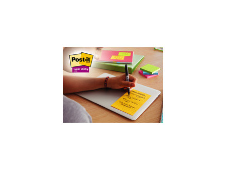 Post-it Bloc-note super sticky Meeting Notes, 152 x 101 mm