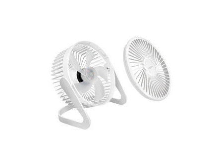 LogiLink Ventilateur de bureau USB, 40 dB, blanc