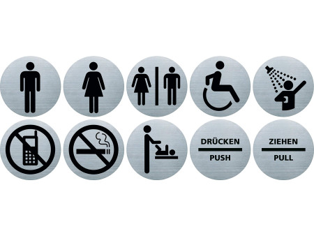 helit Pictogramme 'the badge' espace change bébé, argent