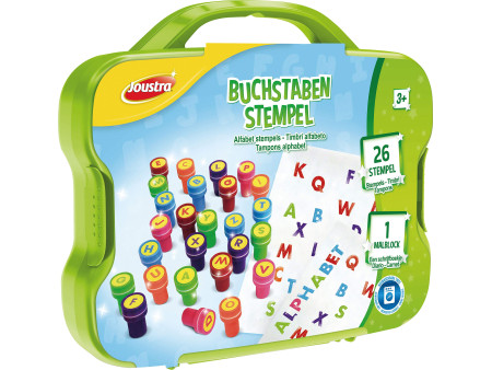 Joustra Kit de tampons 'TAMPONS ALPHABET', en mallette