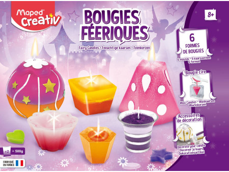 Joustra Kit loisirs créatifs 'Bougies féériques'