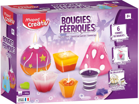 Joustra Kit loisirs créatifs 'Bougies féériques'