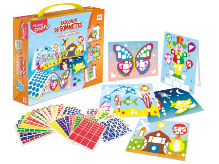 Joustra Tableaux de gommettes STICKER BOARDS, 33 pièces