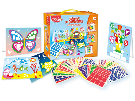 Joustra Tableaux de gommettes STICKER BOARDS, 33 pièces