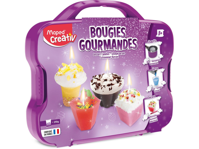 Joustra Kit créatif 'BOUGIES GOURMANDES', dans une mallette