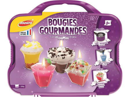 Joustra Kit créatif 'BOUGIES GOURMANDES', dans une mallette