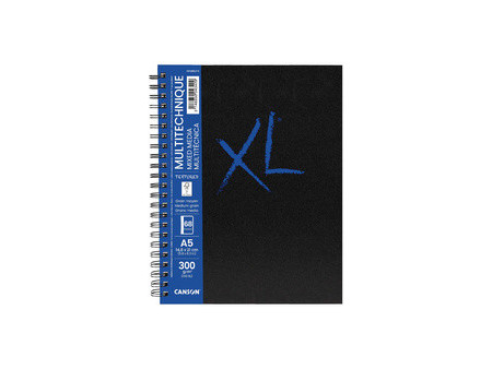CANSON Carnet de dessin XL BOOK MIXED MEDIA Textured, A4