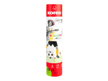 Kores Crayon de couleur 'Kolores Twist & Turn', étui de 12
