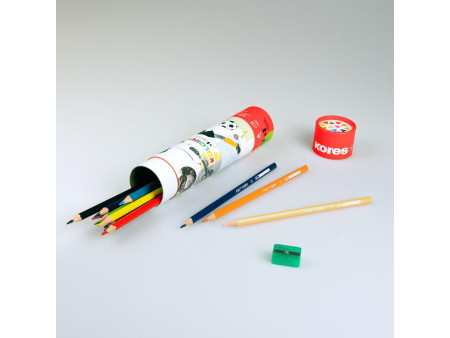Kores Crayon de couleur 'Kolores Twist & Turn', étui de 12