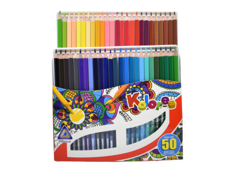 Kores Crayons de couleur triangulaires 'Hobby Koloring',