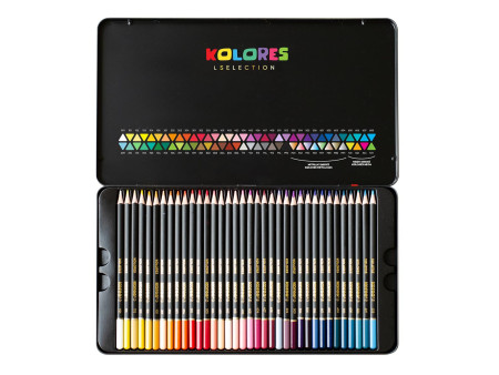Kores Crayon de couleur 'KOLORES SELECTION', étui de 72