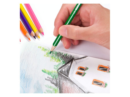Kores Crayon de couleur 'Kromas', étui en carton de 12