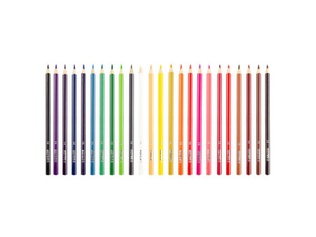 Kores Crayon de couleur triangulaire 'Kromas', étui de 24