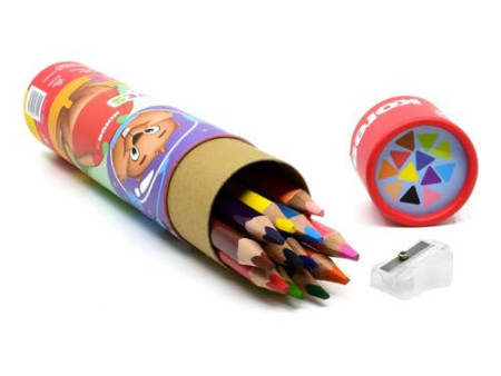 Kores Crayon de couleur 'Kolores JUMBO Twist & Turn', étui