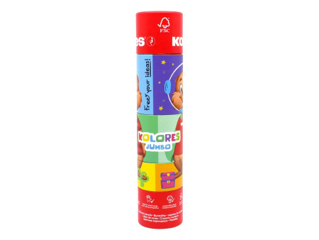 Kores Crayon de couleur 'Kolores JUMBO Twist & Turn', étui