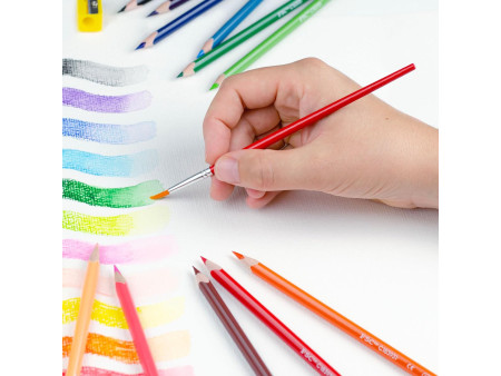 Kores Crayon de couleur aquarellable 'Akuarelle', étui de 12