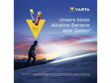 VARTA Pile alcaline Longlife Power, Micro (AAA), 24 pièces