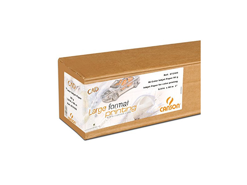 CANSON HiColor papier pour traceur jet d'encre, blanc