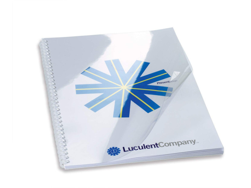 GBC Couverture de reliure HiClear, format A3, PVC, 0,24 mm